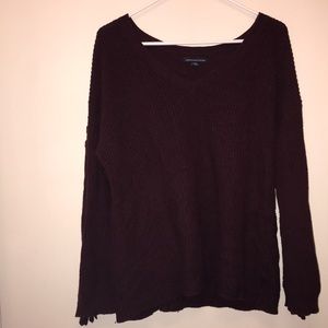 American Eagle Braided Arm Sweater